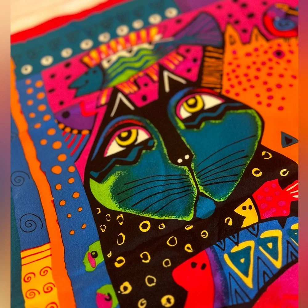 Vintage CAT Scarf